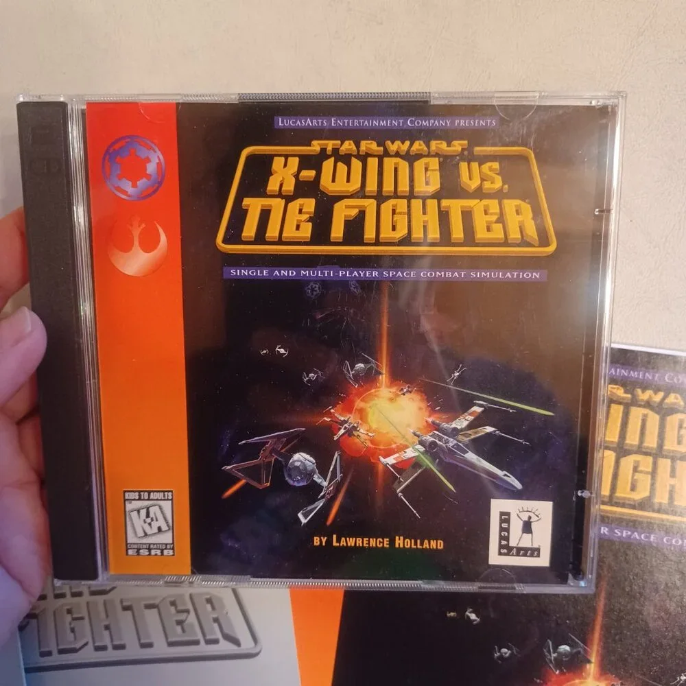 1997 Star Wars X-Wing vs Tie Fighter - Windows PC Game - Lucas Arts